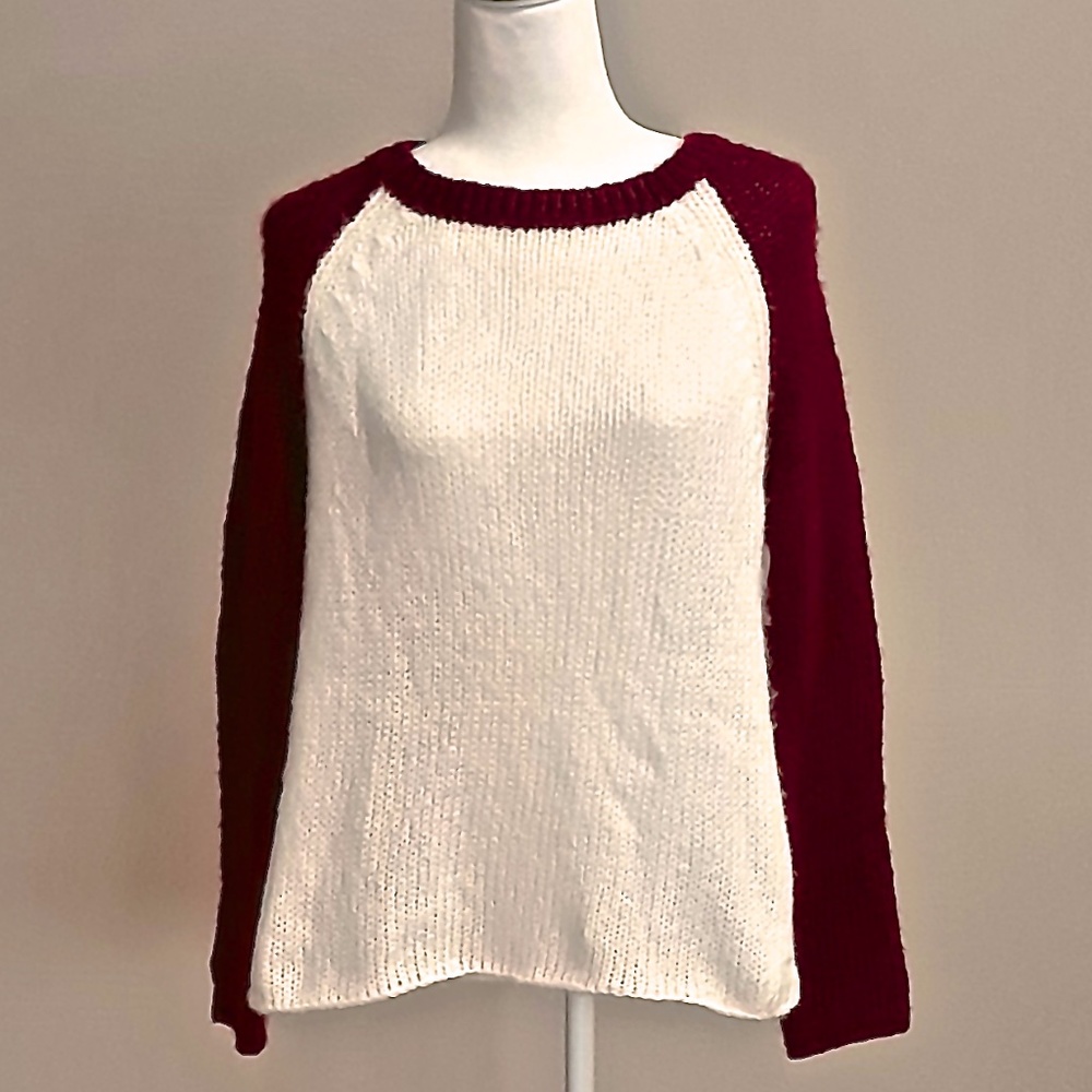 📌Wooden Ships Handknit Women's Sweater-Size S/M